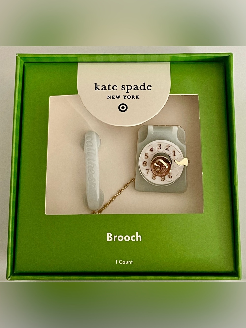 Kate Spade ♠️ x Target Limited Edition Telephone 📞 Brooch